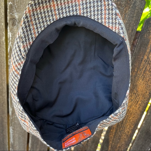 Wonderful Fashion Men’s Flat Cap Tweed Wool Blend Hat - Picture 8 of 11